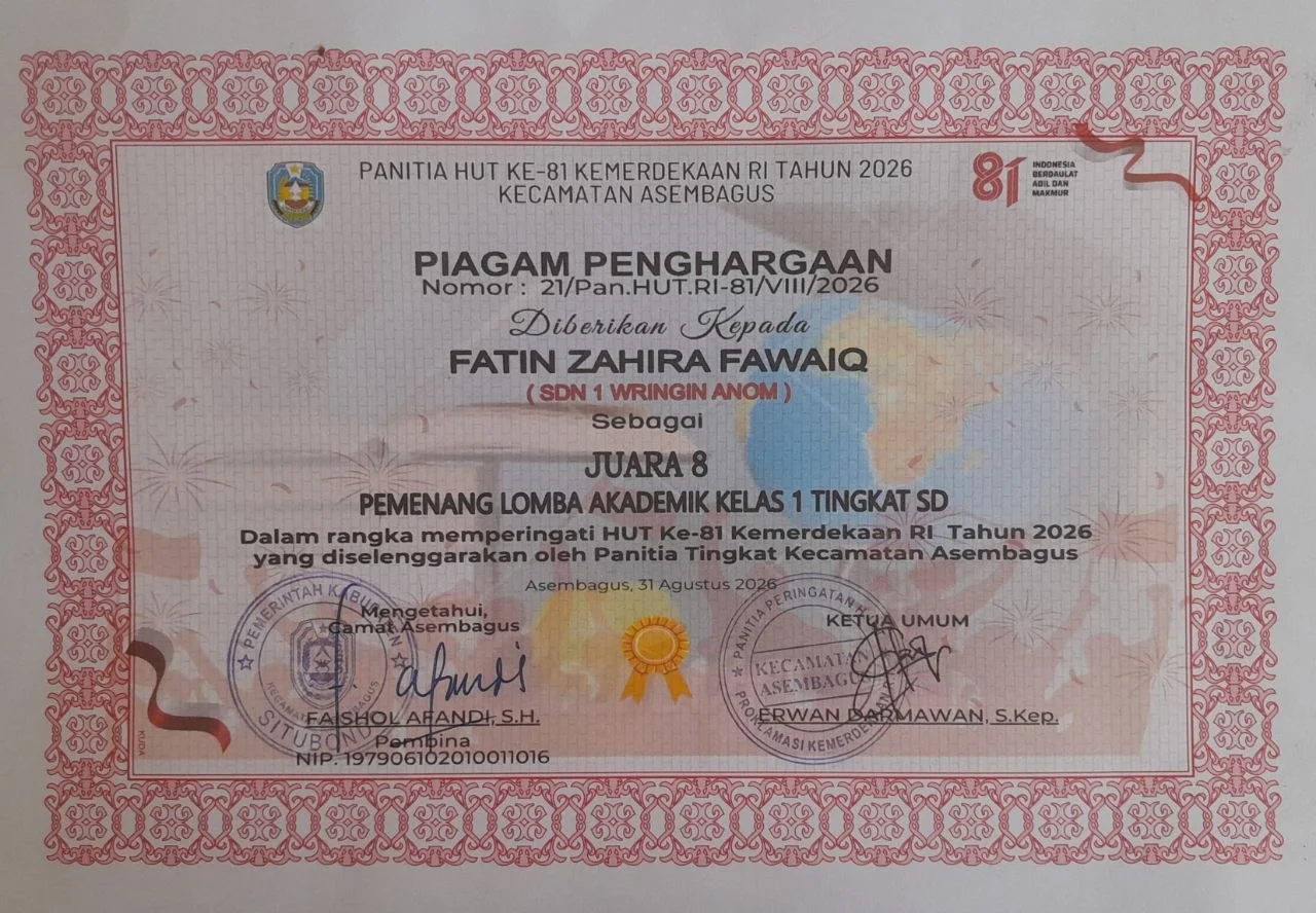Lomba Akademik Kelas 1  Tingkat SD