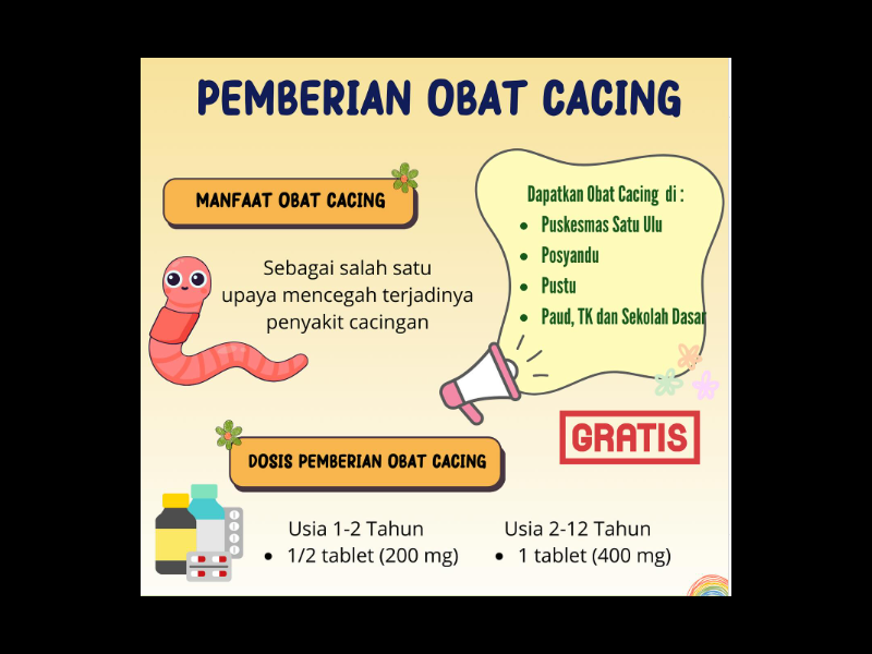 Pelaksanaan Pemberian Obat Cacing
